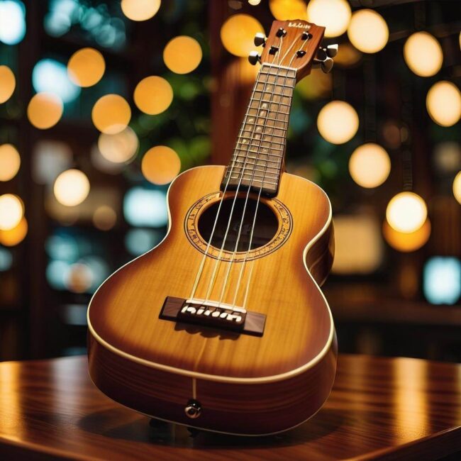 Cena ukulele z drewna egzotycznego