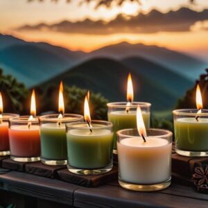 Ekologiczne małe świece sojowe