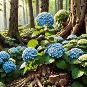 Formowanie hortensji na pniu