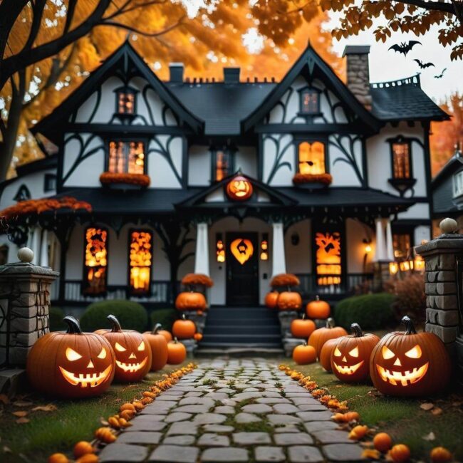 Halloweenowe napisy i banery