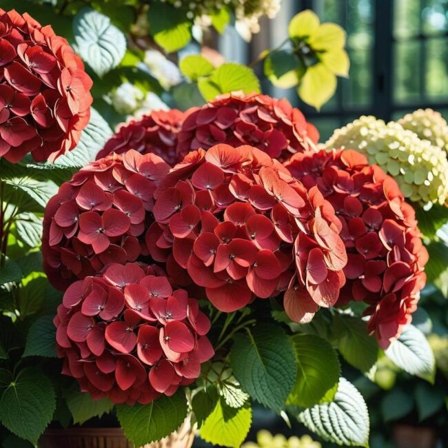 Hortensja bukietowa czerwona nawożenie