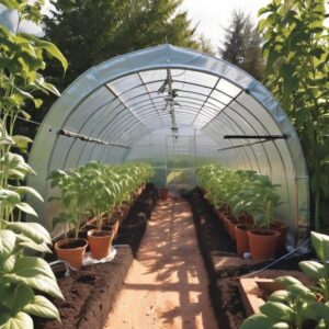 Jak unikać skraplania się wody pod folią tunelu