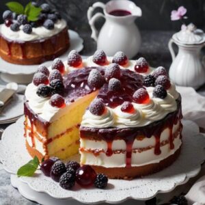 Krok po kroku mascarpone i galaretka