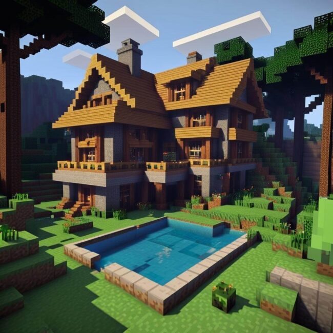 Minecraft domy z redstone