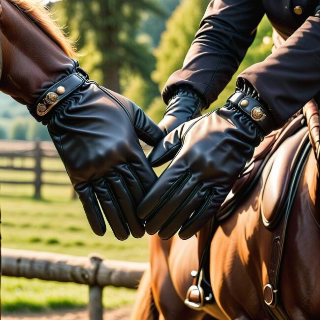 Ochrona dłoni podczas jazdy konnej dla dzieci