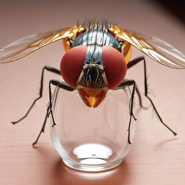 Pułapka na muszki owocówki na balkonie