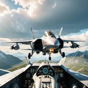 Symulator lotu myśliwcem z otwartym światem