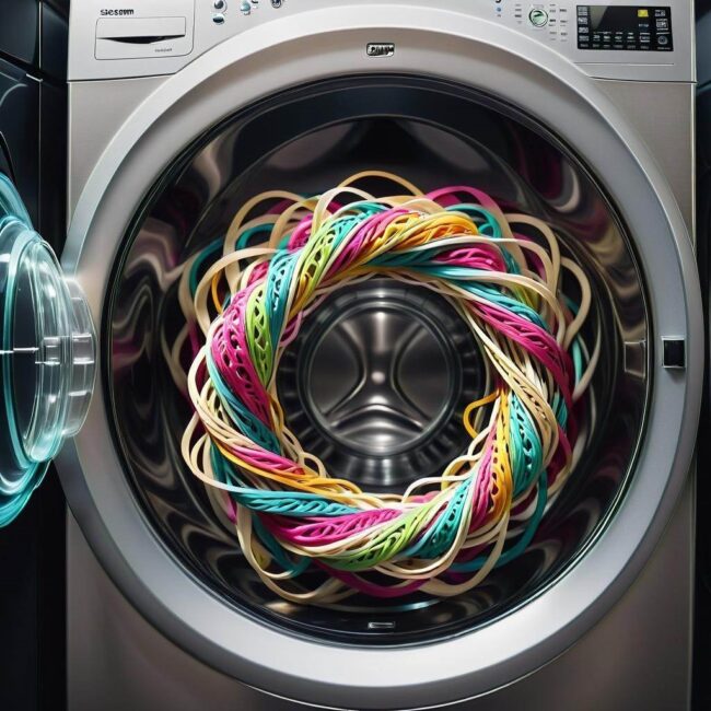 Usunięcie brudu z uszczelek pralki