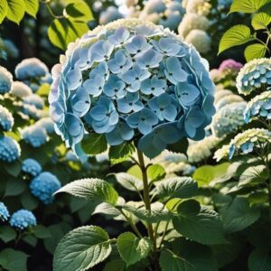 Wzrost hortensji w stosunku do wieku rośliny