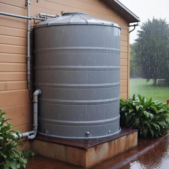 Zbiornik na deszczówkę z polietylenu